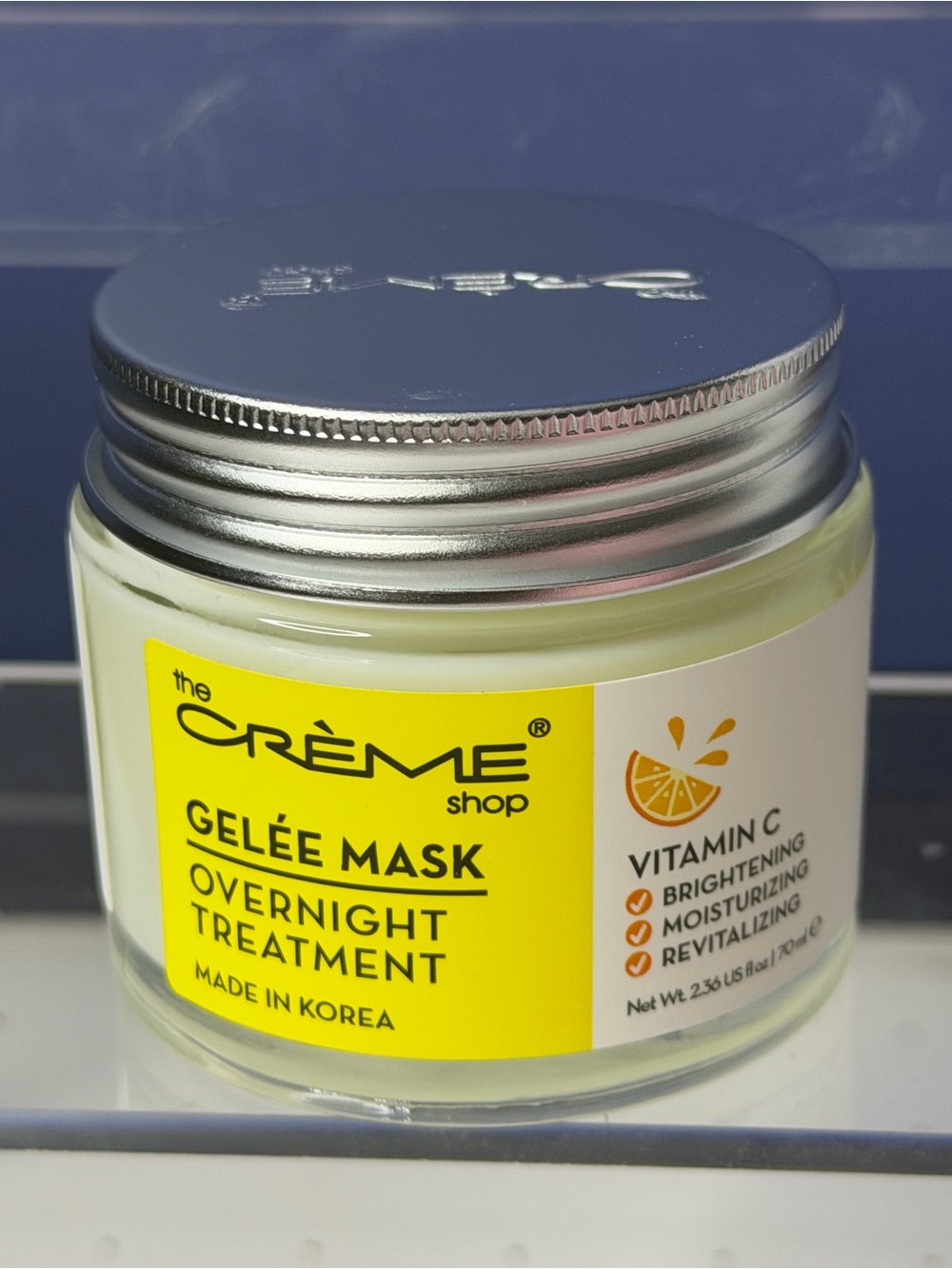 The Crème Shop Vitamin C Gelée Mask Overnight Treatment - Yellow Jar